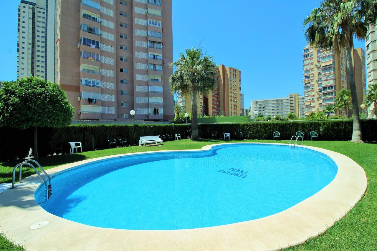 Апартаменты Torre Estoril 13-B Бенидорм Экстерьер фото